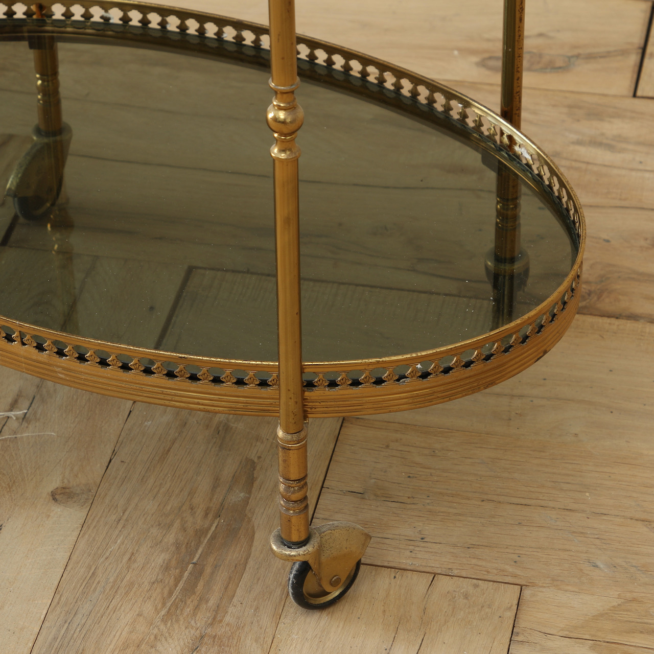 Oval French Drinks Trolley